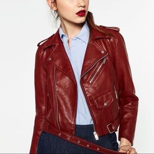 Zara Faux Leather Jacket